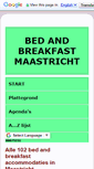 Mobile Screenshot of bedandbreakfast-maastricht.com