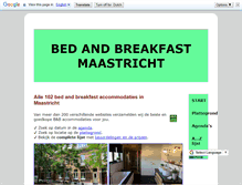 Tablet Screenshot of bedandbreakfast-maastricht.com